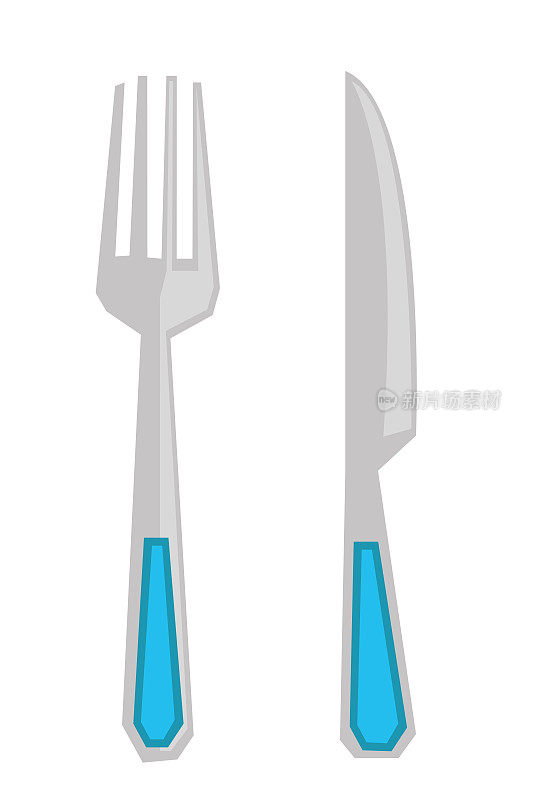 Fork and knife vector illustration